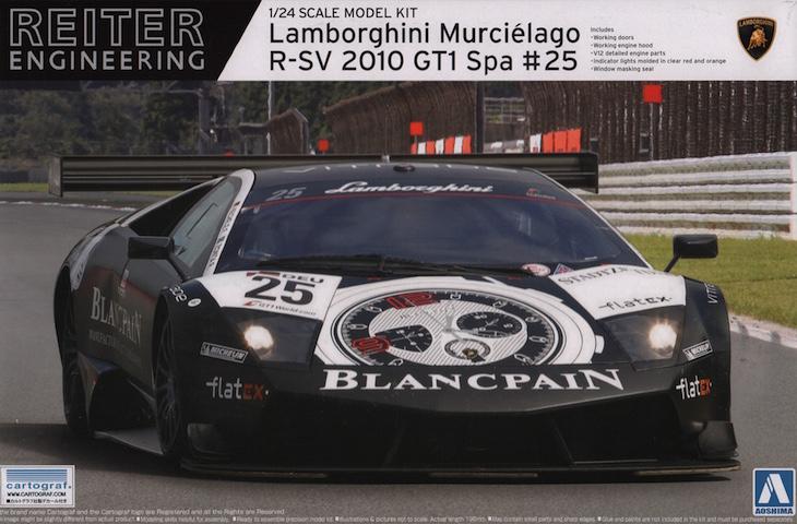 1:24 Lamborghini Murcielago R-SV Spa 2010 Blancpain