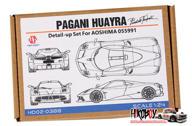 1:24 Pagani Huayra Pacchetto Tempesta Detail-up Set (Aoshima)
