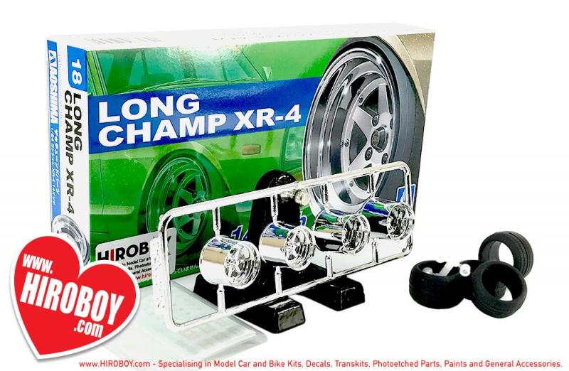 1:24 Long Champ XR-4 14" Aoshima Wheels and Tyres