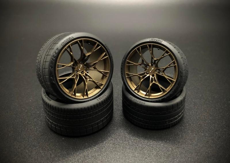 1:24 Dillinger MM1 Type Wheel Set