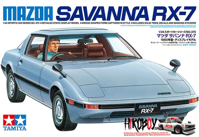 1:24 Mazda Savanna RX-7 - 24375 | TAM24375 | Tamiya