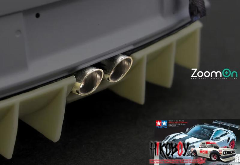 1:24 Metal Exhaust Pipe For Tamiya 24370