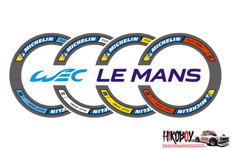 1:24 Michelin Tyre - WEC / LM 24' Decals