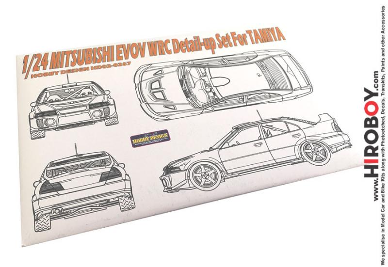 1:24 Mitsubishi Evo V WRC Photoetch Detail-Up Set for Tamiya