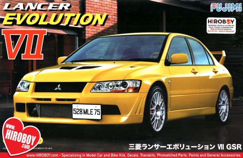 1:24 Mitsubishi Lancer Evolution VII GSR Model Kit