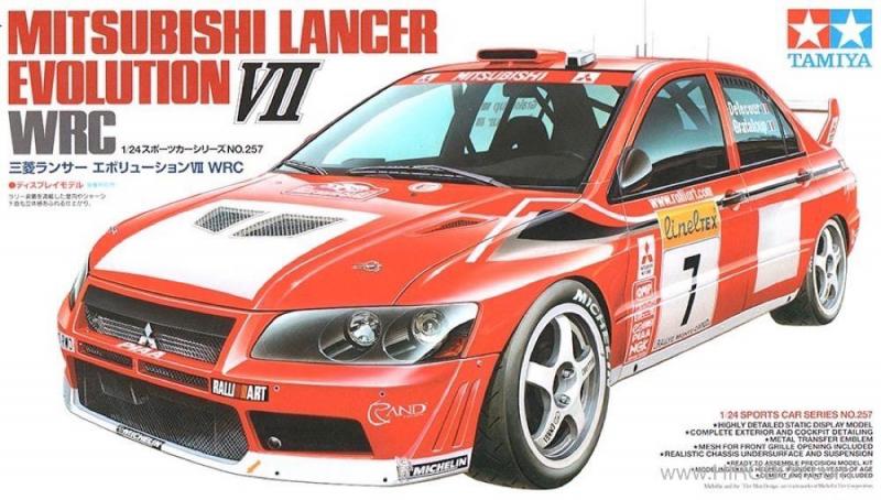 1:24 Mitsubishi Lancer Evolution VII WRC 24257