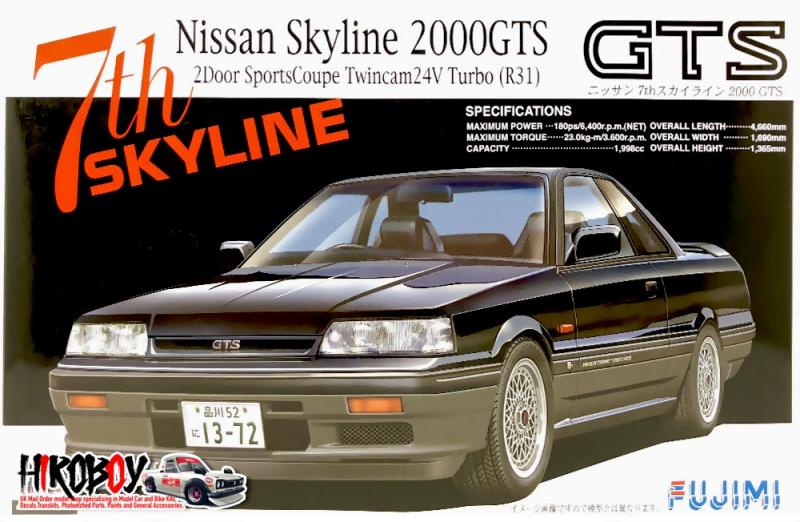 1:24 Nissan Skyline R31 2000 GTS (7th Skyline)