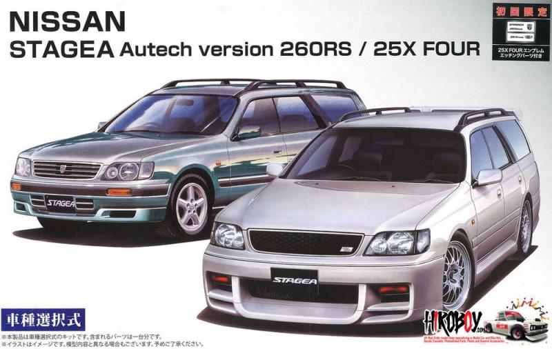 1:24 Nissan Stagea Autech Version 260RS/25X Four