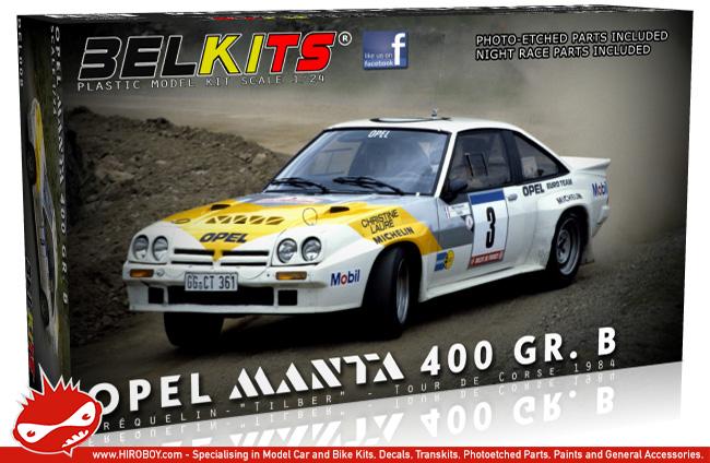 1:24 Opel Manta 400 GR. B Rally Tour de Corse 1984 (Belkits)