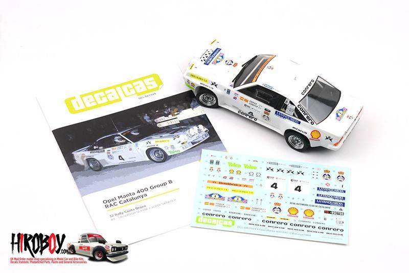 DECAL OPEL MANTA 400 D.CERRATO R. SANREMO 1983 6th (02