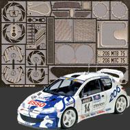 1:24 Peugeot 206 WRC Photoetched Set #3025