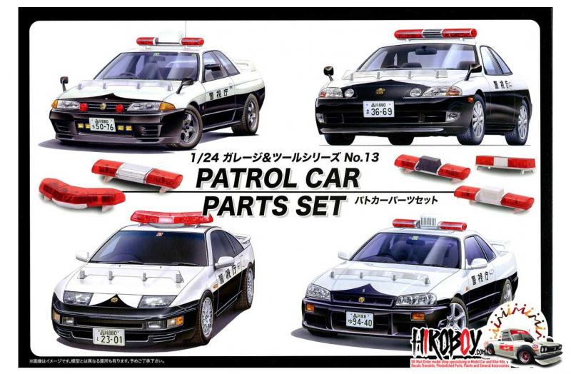 1:24 Police / Patrol Car Parts Set