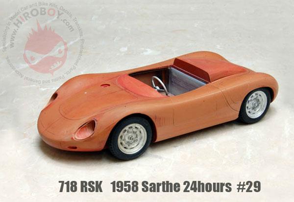 1:24 Porsche 718 RSK 1958 Sarthe 24 Hours #29 Ver A
