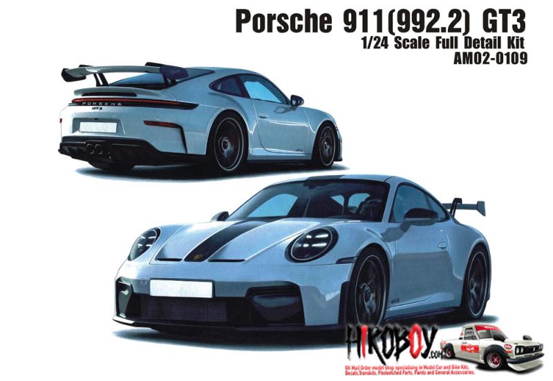 1:24 Porsche 911 (992.2) GT3 - Full Resin Model Kit