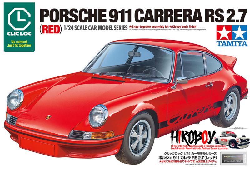 1:24 Porsche 911 Carrera RS 2.7 Red (Clic Loc)