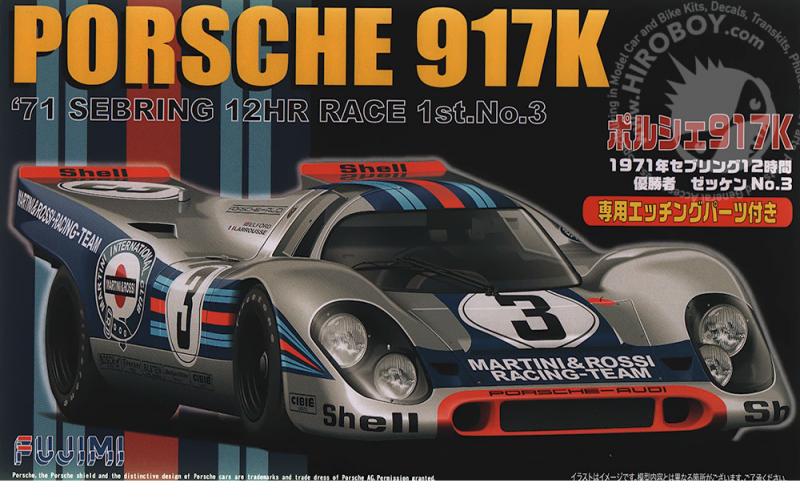 1:24 Porsche 917K 1971 Sebring  Winner #3 (Martini Racing Team) Deluxe Edition