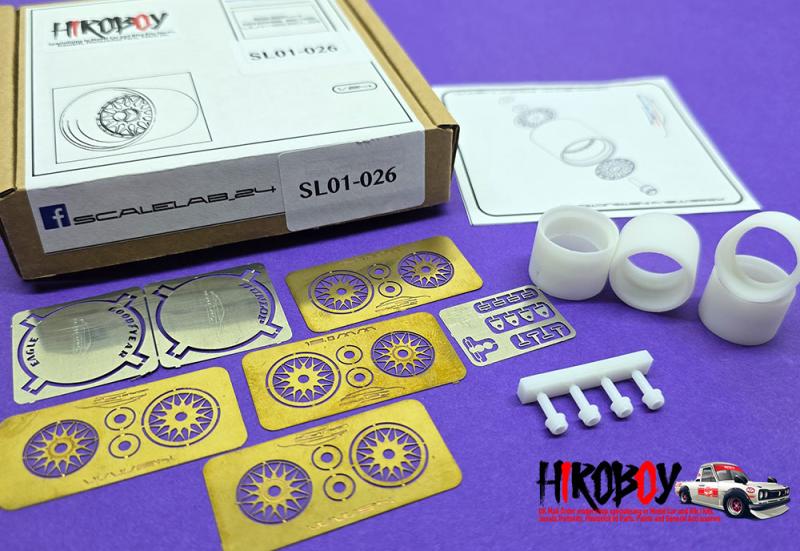 1:24 Porsche 934 Turbo RSR PE BBS E19 Wheels