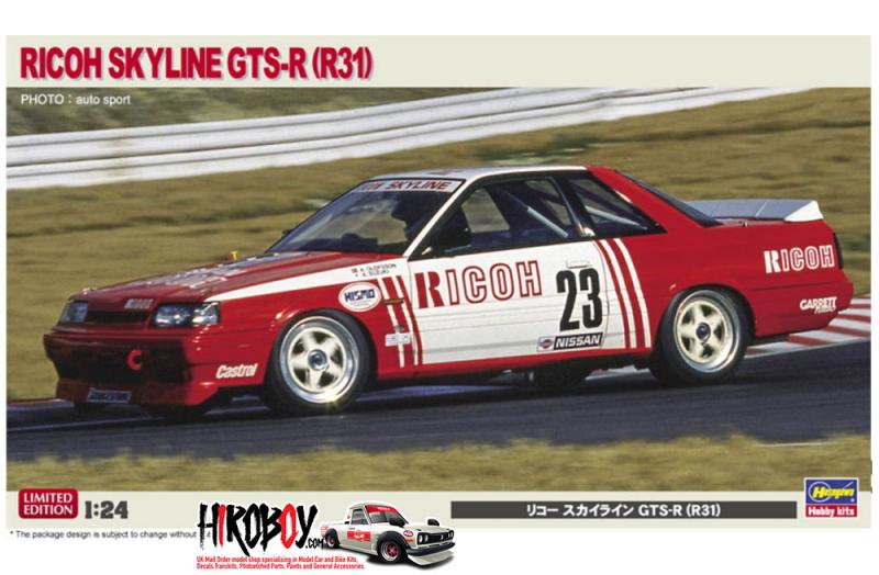 1:24 Ricoh Skyline GTS-R (R31) 1988 Japan Touring car Championship NISMO Team Car