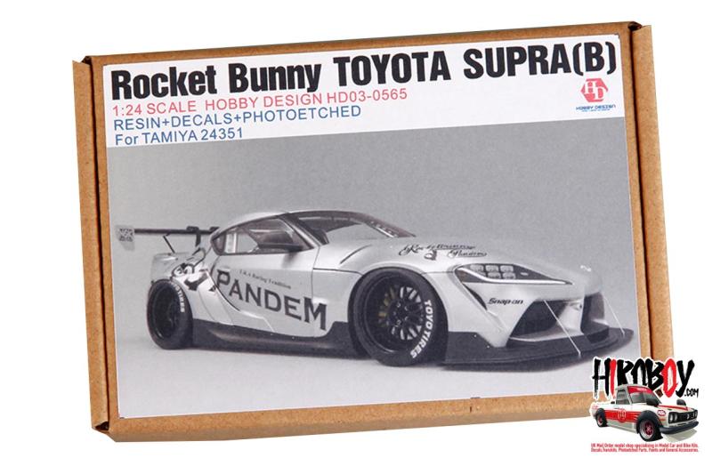 1:24 Rocket Bunny Toyota Supra Pandem V1.5 (B) Resin Upgrade