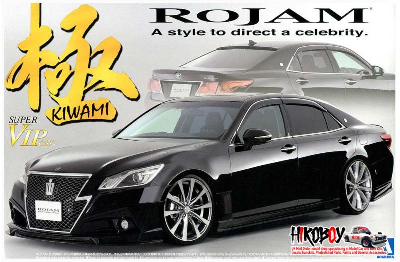 1:24 Rojam Toyota Crown "Super VIP" Kiwami (GRS214) Model Kit