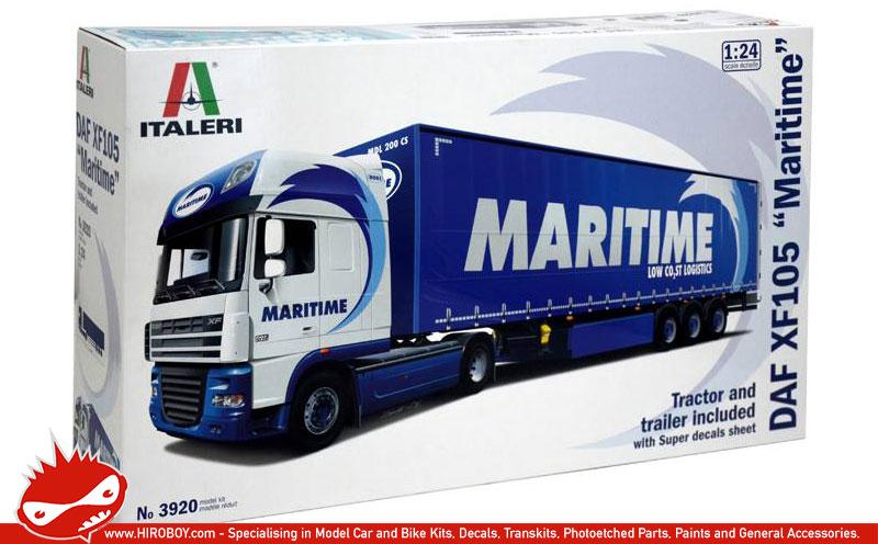 1:24 Maritime DAF XF105 with Curtain Sider Trailer