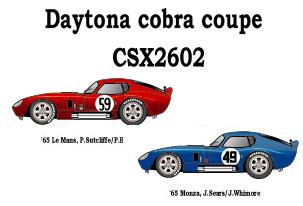 1:24 Shelby Daytona Cobra Coupe Ver C Multi-Media Model Kit - K077