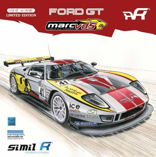1:24 Simil'R Ford GT Marc VDS Racing Team FIA GT1 2011 - Limited Edition