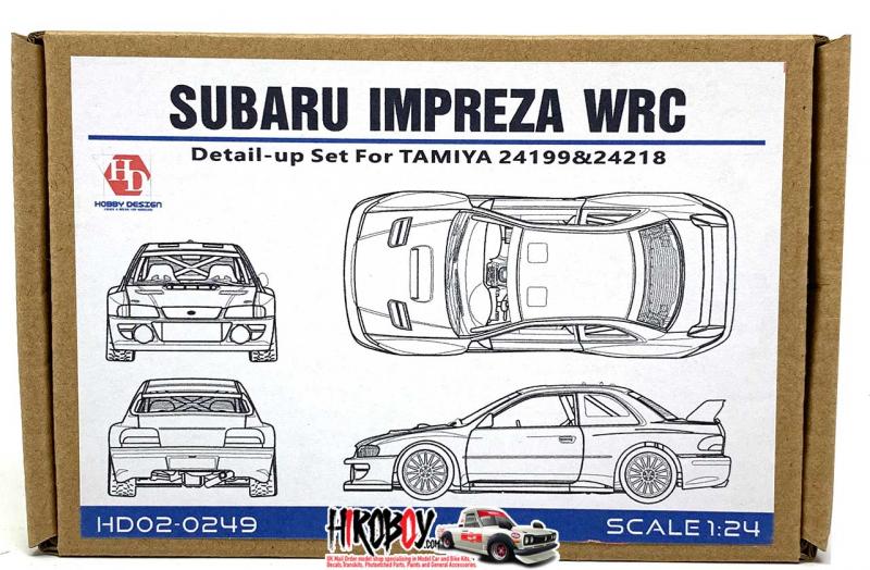 1:24 Subaru Impreza WRC 98 Detail-up Set For Tamiya (PE+Resin+Metal parts)