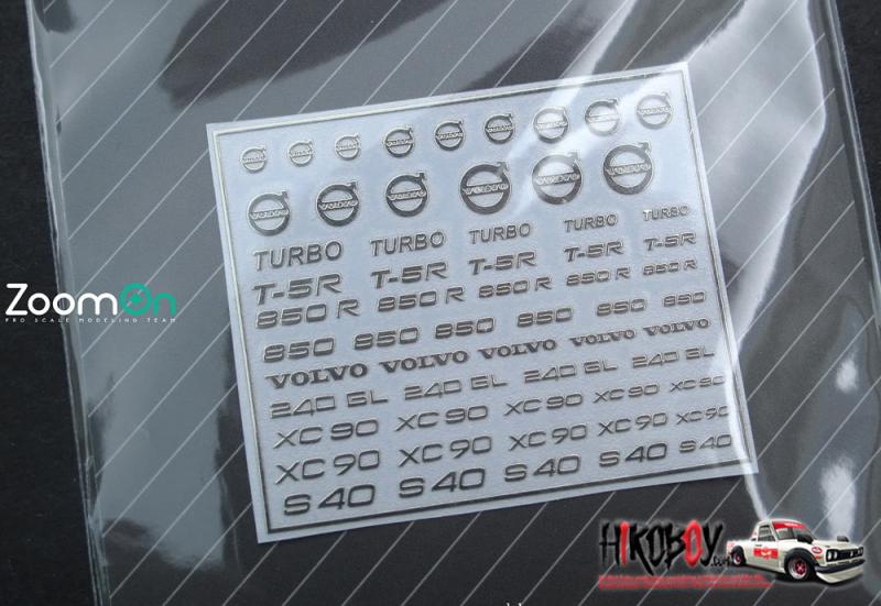 1:24 Volvo Logo Metal Decals