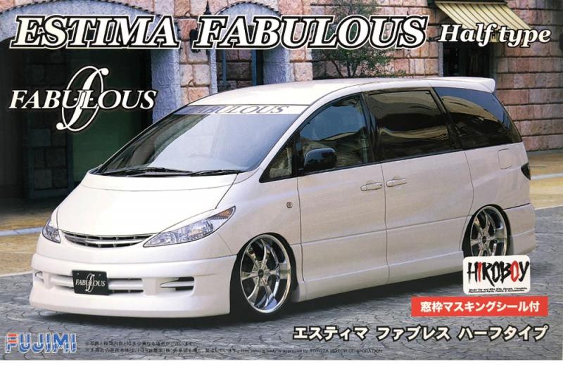 1:24 Toyota Estima "Fabulous" Half Type