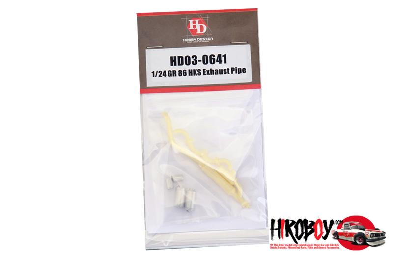 1:24 Toyota GR86 HKS Exhaust Pipe (Resin+Metal parts)