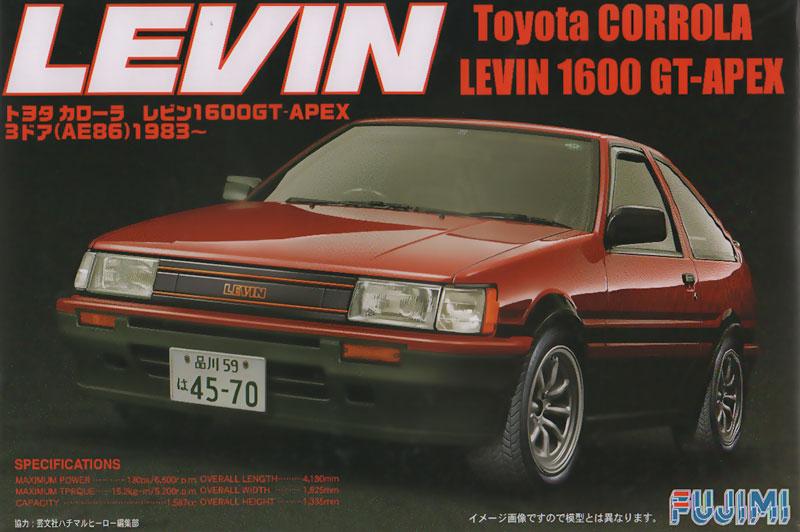 1:24 Toyota Levin (Corrola Levin 1600 GT-Apex AE86) 1983
