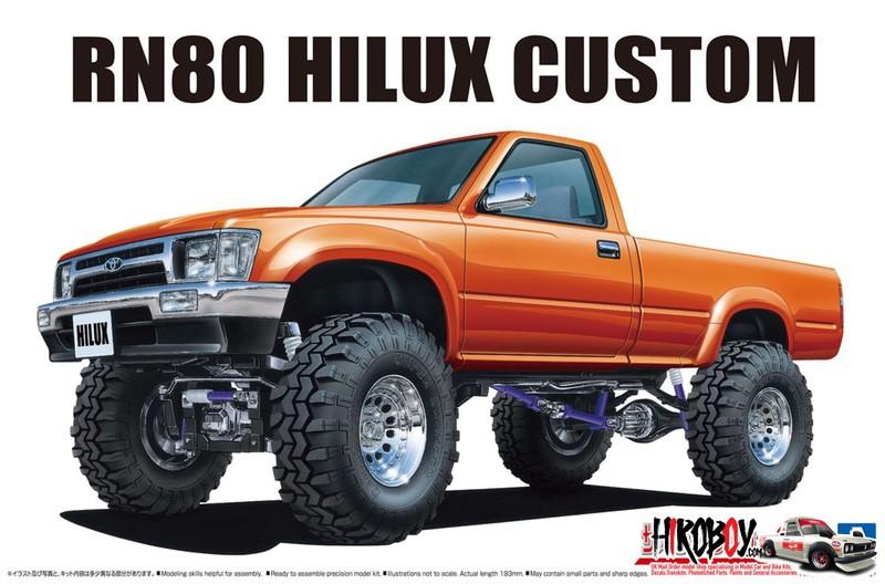 1:24 Toyota RN80 Hilux Long Bed Lifting Up `95