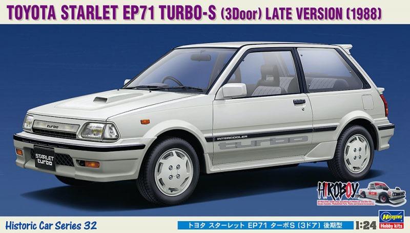 1:24 Toyota Starlet EP71 Turbo-S '3-Door' Late Version