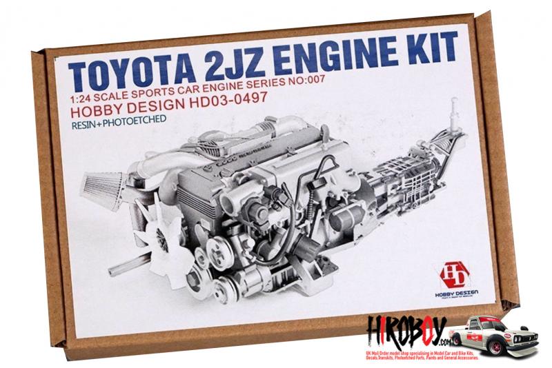 1:24 Toyota Supra 2JZ Engine Full Detail Kit