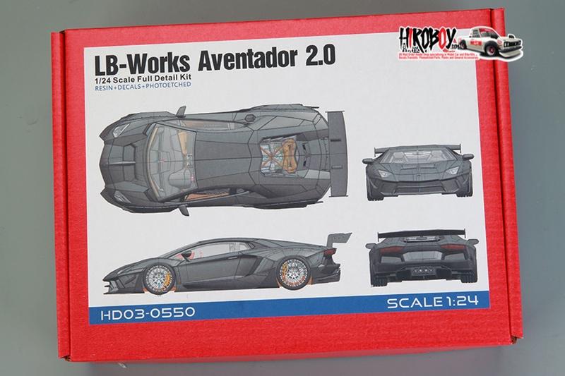1:24 LB Lamborghini Aventador V2 Full Resin Kit