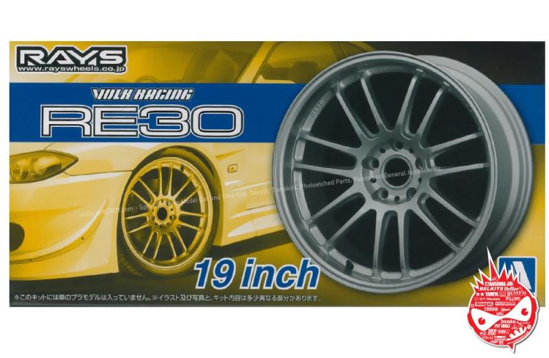 1:24 Volk Racing RE30 19inch Wheel and Tyres #80