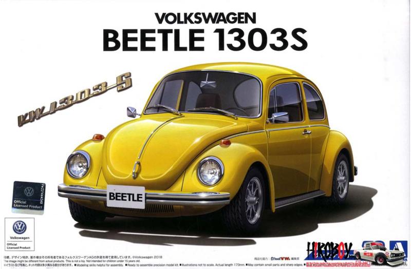 1:24 Volkswagen 13AD Beetle 1303S `73