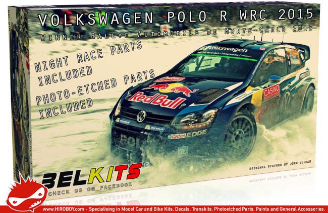 1:24 Volkswagen Polo R WRC Winner Rally Monte-Carlo 2015 - Belkits