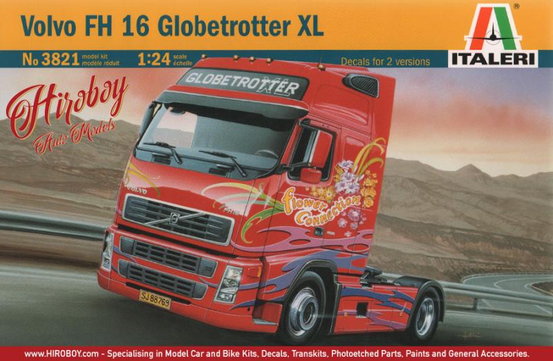 124 Volvo FH16 Globetrotter Italeri 3821 Model Kit IT