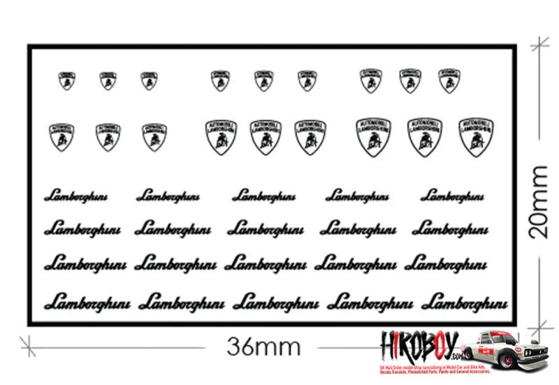 Planche De Décalques Studio 27 - 1/24 Lamborghini Gallardo UK Police - Pour Fujimi