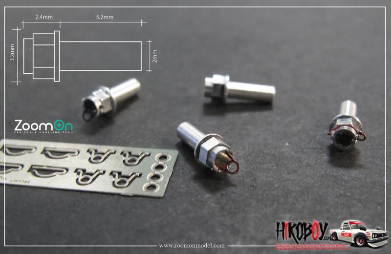 1:24 Wheel Center Lock Nuts