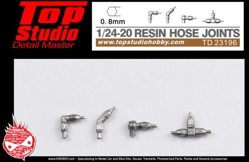1:24 / 1:20 Resin Hose Joints (0.8mm)