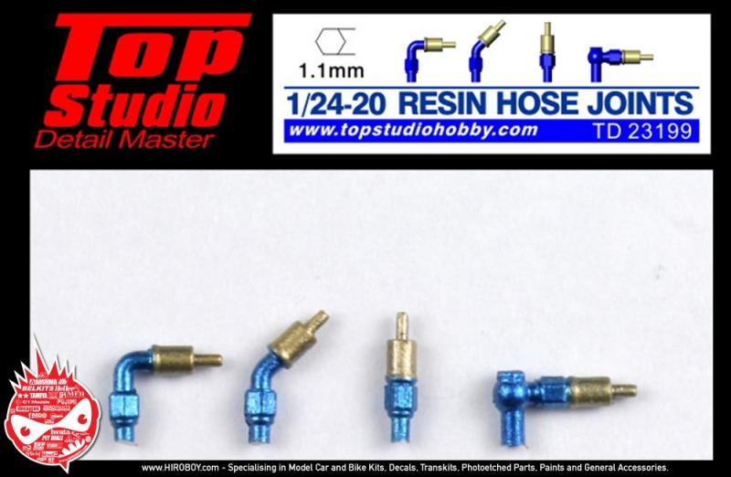 1:24 / 1:20 Resin Hose Joints (1.1mm)