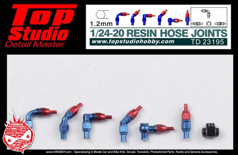 1:24 / 1:20 Resin Hose Joints (1.2mm)