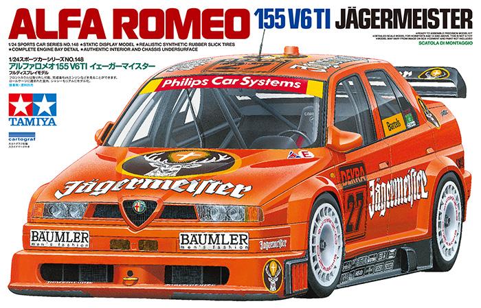 1:24 Alfa Romeo 155 V6 TI Jagermeister - Ltd re-issue