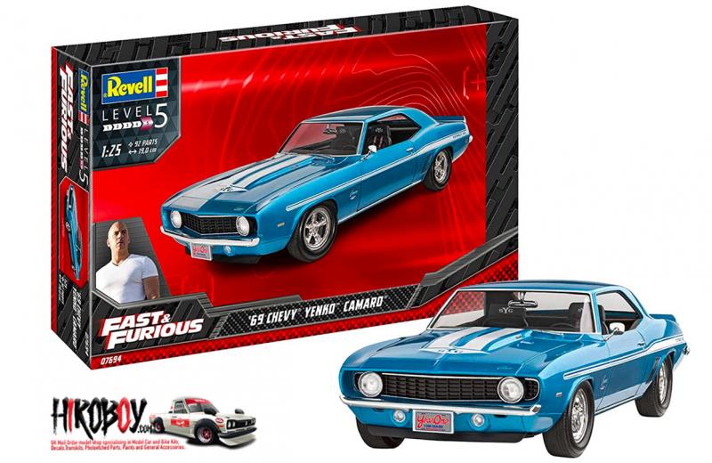 1:25 Fast And The Furious 07694 1969 Chevy Camaro Yenko (Fast & Furious)