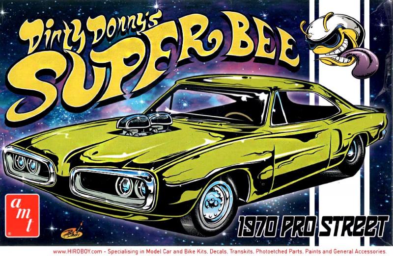 1:25 Dirty Donny's Super Bee Dodge Coronet 1970 Pro Street Model Kit