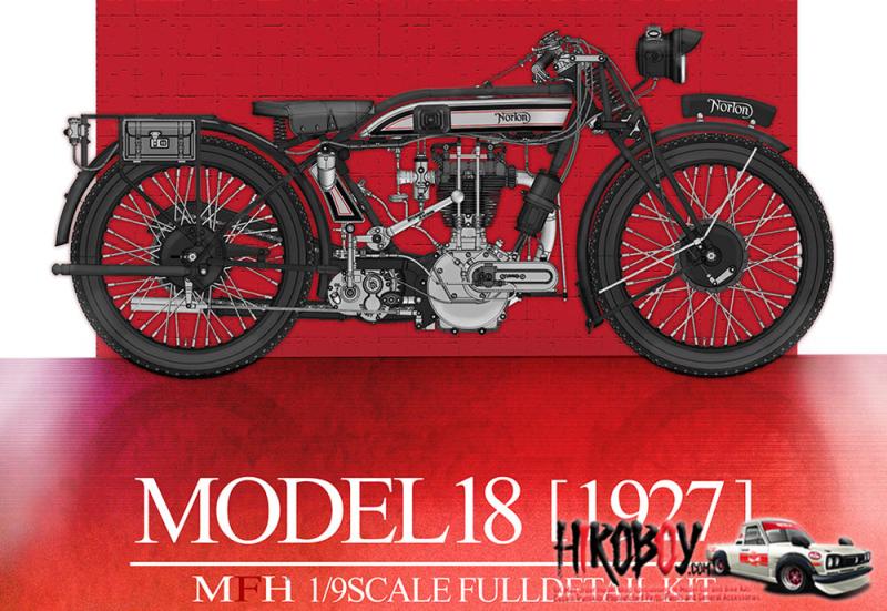 1:9 Norton Model18 1927 - Full Detail Multi Media Kit | MFH K861