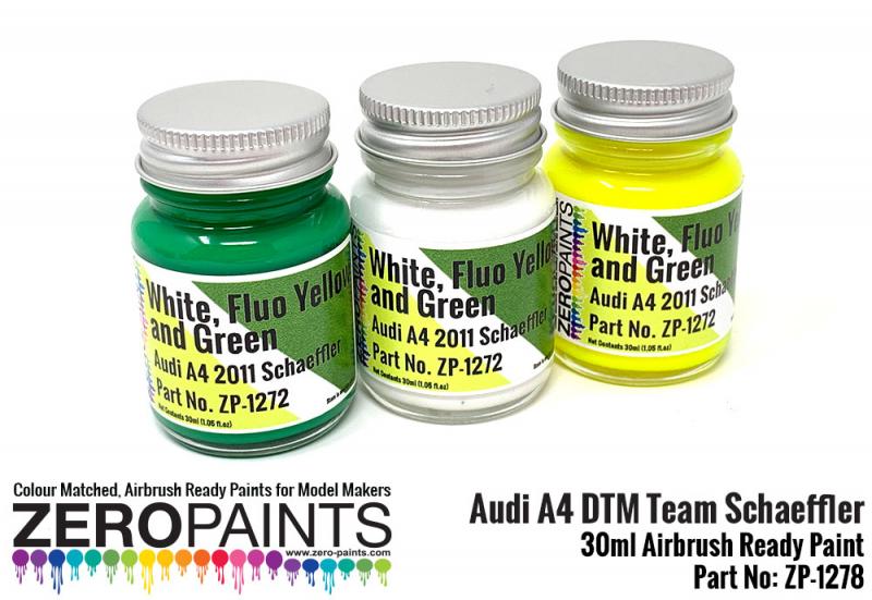 Audi A4 DTM Team Schaeffler Paint Set 3x30ml